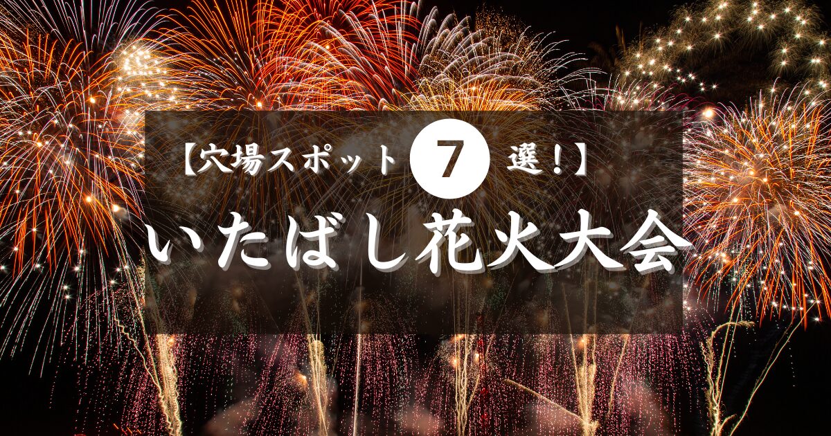 板橋花火大会の穴場スポットおすすめ７選！